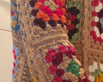 Chaqueta Ganchillo Grannys Artesanal . Crochet