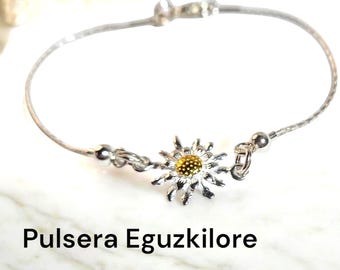 Pulsera Eguzkilore Plata