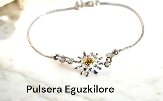 Pulsera Eguzkilore Plata