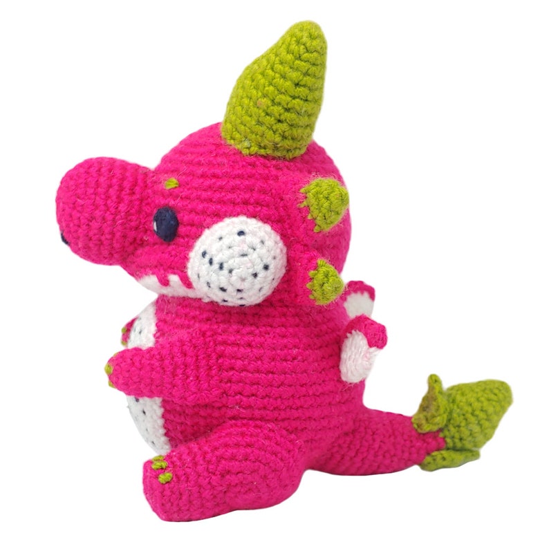 PATTERN Dragon Fruit Amigurumi Crochet Plush PDF Etsy