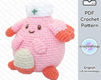 PATTERN Fairy Nurse Amigurumi Crochet Plush PDF