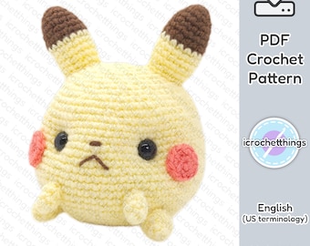 PATTERN Chubbachu Chubby Mouse Amigurumi Crochet Plush PDF