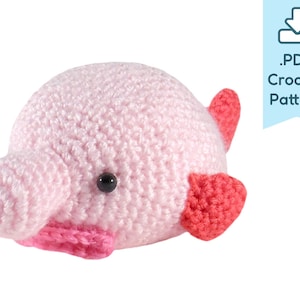 PATTERN Blobfish Amigurumi Crochet Plush PDF