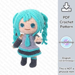 PATTERN Pop Star Amigurumi Crochet Pattern PDF