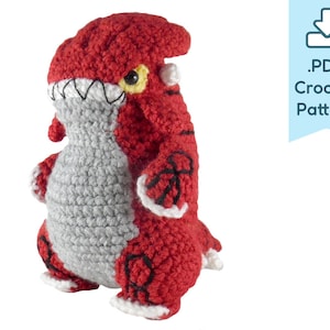 PATTERN Ancient Lizard Amigurumi Crochet Plush PDF