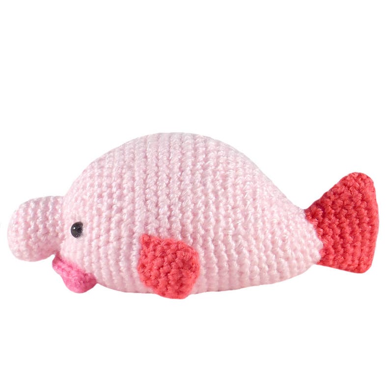 PATTERN Blobfish Amigurumi Crochet Plush PDF image 3