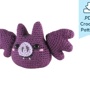 PATTERN Bat Halloween Amigurumi Crochet Plush PDF