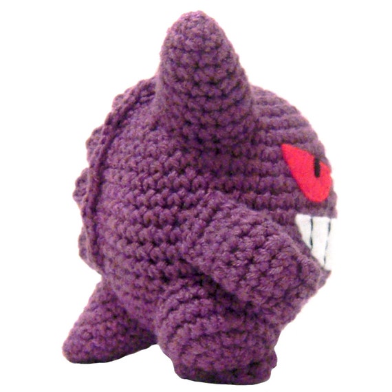 Peluche Ectoplasma crochet amigurumi Gengar Peluche Pokémon 