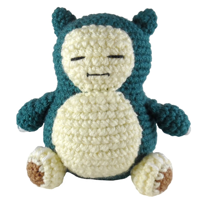 PATTERN Snorlax Amigurumi Crochet Plush PDF Etsy