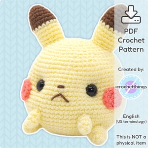 PATTERN Chubbachu Chubby Mouse Amigurumi Crochet Plush PDF