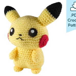 PATRÓN Ratón Amarillo Amigurumi Crochet Peluche PDF imagen 1