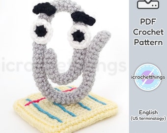 PATTERN Paper Clip Amigurumi Crochet Plush PDF