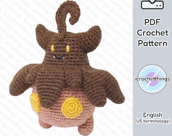 MÖNSTER Pumpa Spöke Amigurumi Virkad Plysch PDF