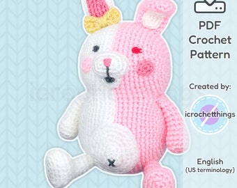 PATTERN Angelic Rabbit Amigurumi Crochet Plush PDF