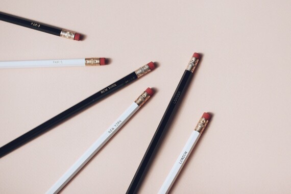 Set of 3 Black Pencils