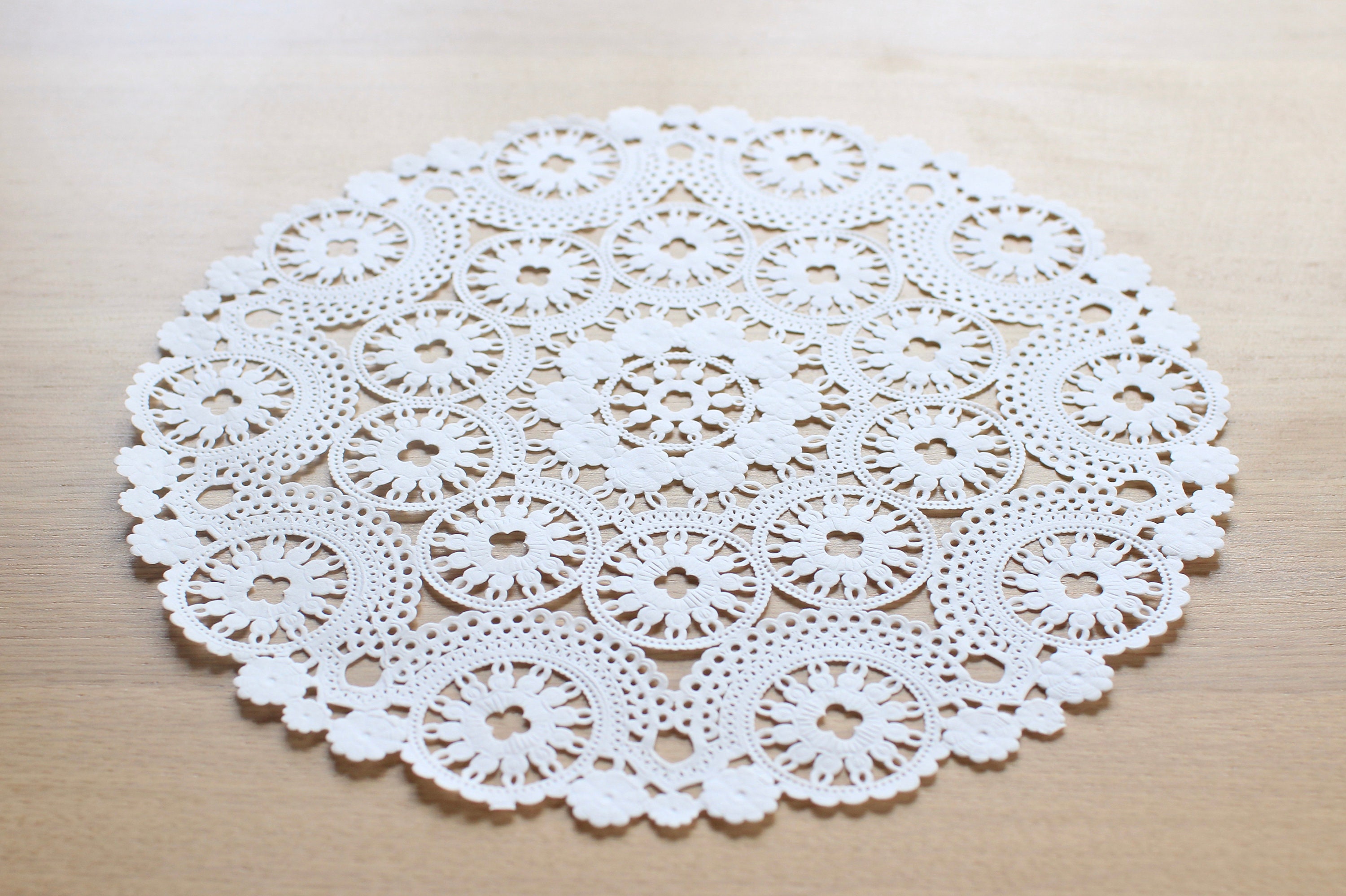 White Lace Doilies Sample Pack. Includes 12 10 Etsy