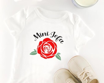 Mini Jefa Rose Baby Bodysuit