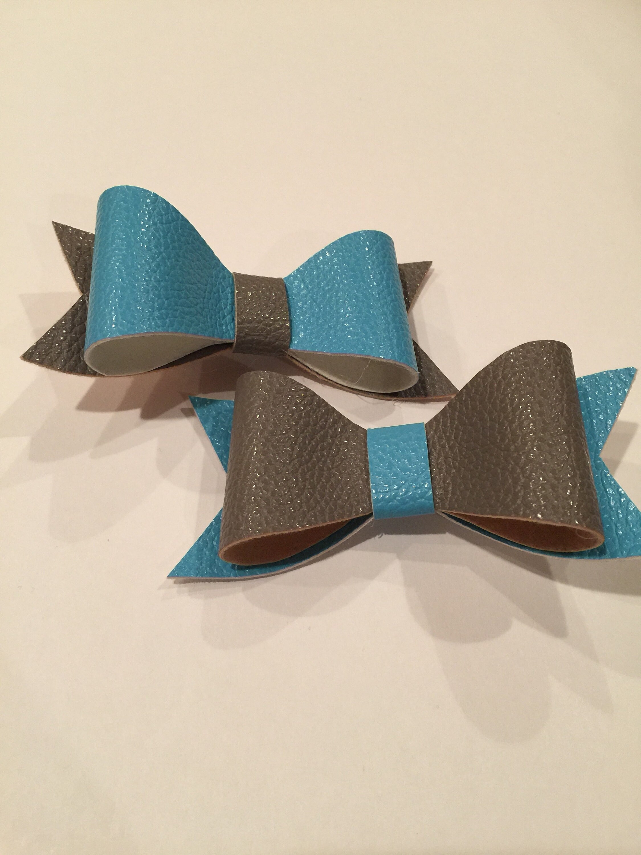 Hair Bows / Leather Etsy