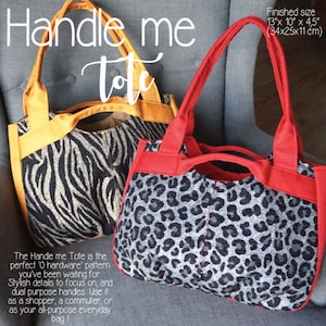 Handle me Tote / Schnittmuster (englische Version)