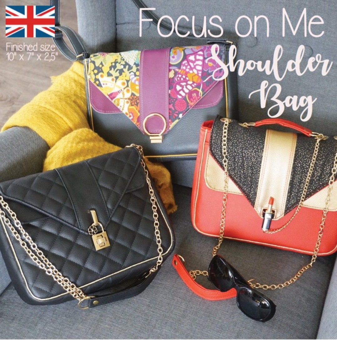 Focus on Me Shoulder Bag / Sewing Pattern english Version - Etsy