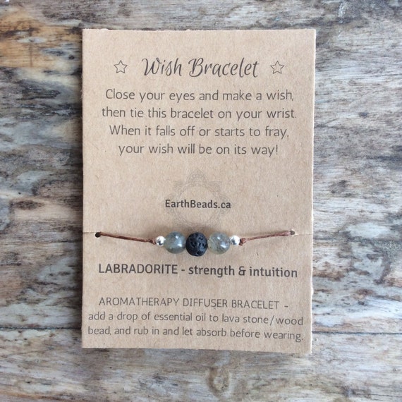 Gifts Under 10 Dollars for Women Labradorite Wish Bracelet Etsy