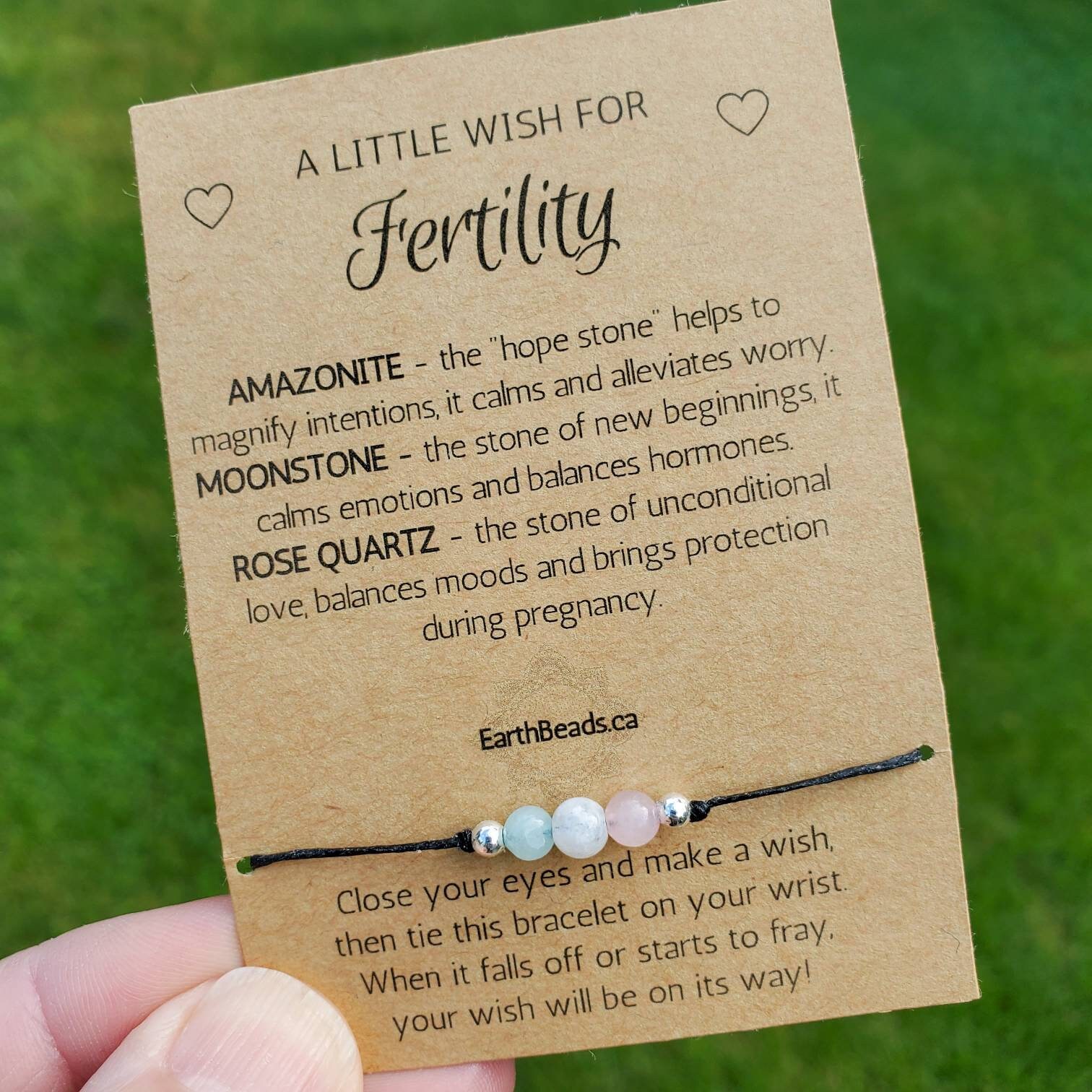 Fertility Bracelet Fertility Gift Fertility Wish Bracelet Etsy