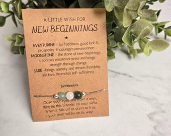 New Beginnings Gift – Retirement Present, Life Change Gift, New Chapter Gift, Inspirational Jewelry, Farewell Gift for Coworker or Friend