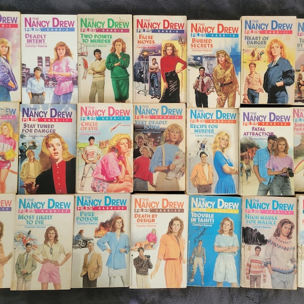 Nancy Drew Files Vintage Lot - you choose which books!