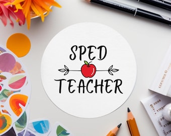 Special Ed Teacher SVG, Apple Design, Cricut File (Digital Download)