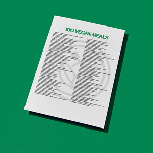 100 Vegan Meals Collection, Tasty & Quick Plant-Based food, Healthy Cooking Guide, Vegan diet plan Gift, vegetarian foods
