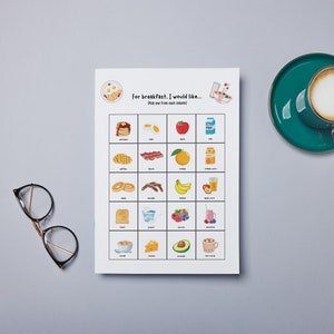 Breakfast Menu for Kids, Children's Meal Plan, PDF Printable, Food