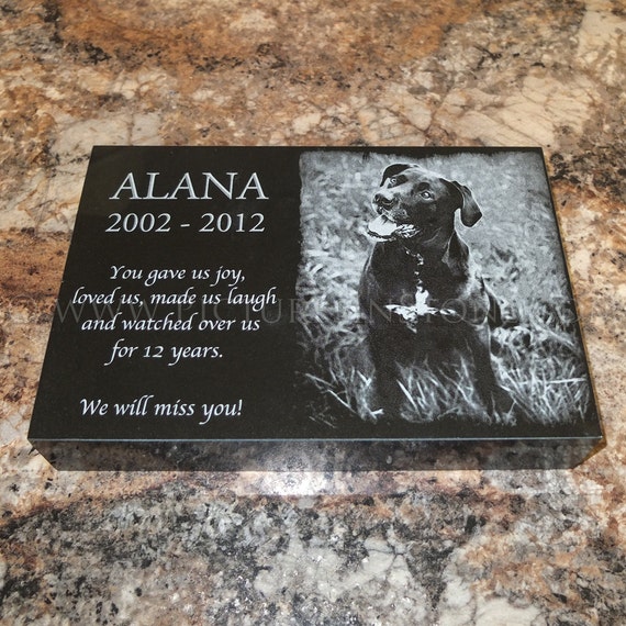 black granite memorial stones