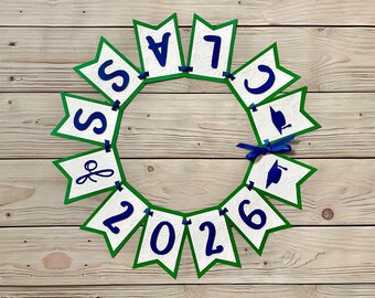 Class of 2026 Graduation Banner, Personalized/Custom