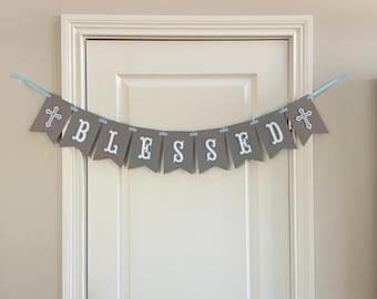 Blessed Banner for Baptism, First Communion, New Baby