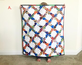Machine Quilted Fun Patch Baby Quilts