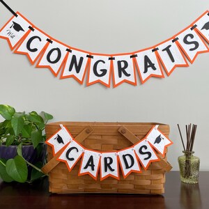 Graduation Mini Cards Mini CARDS Banner - Graduation Themed - Custom Colors - Etsy