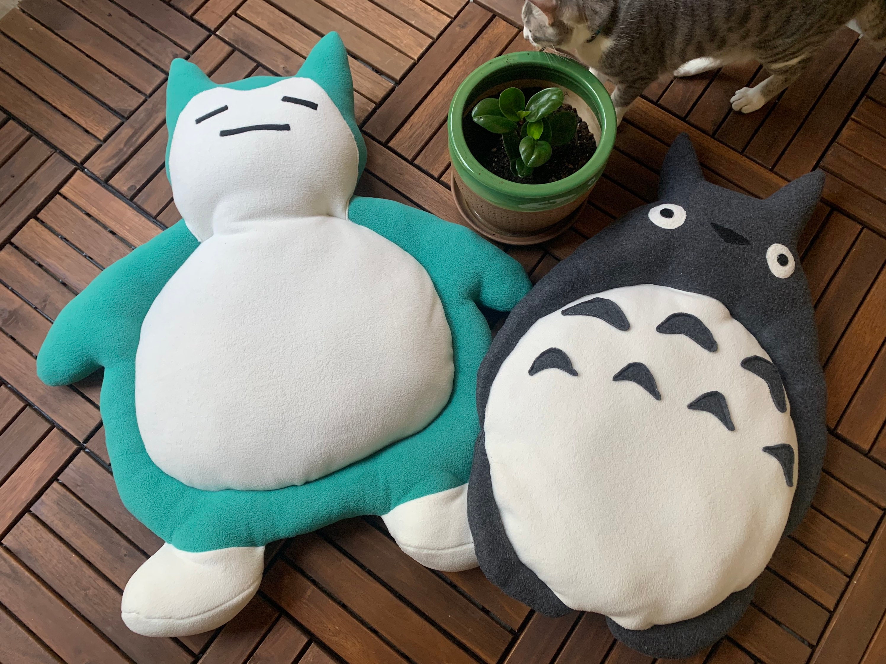 Totoro Pet Bed or Back Rest Great for Cats Small Dogs and Etsy