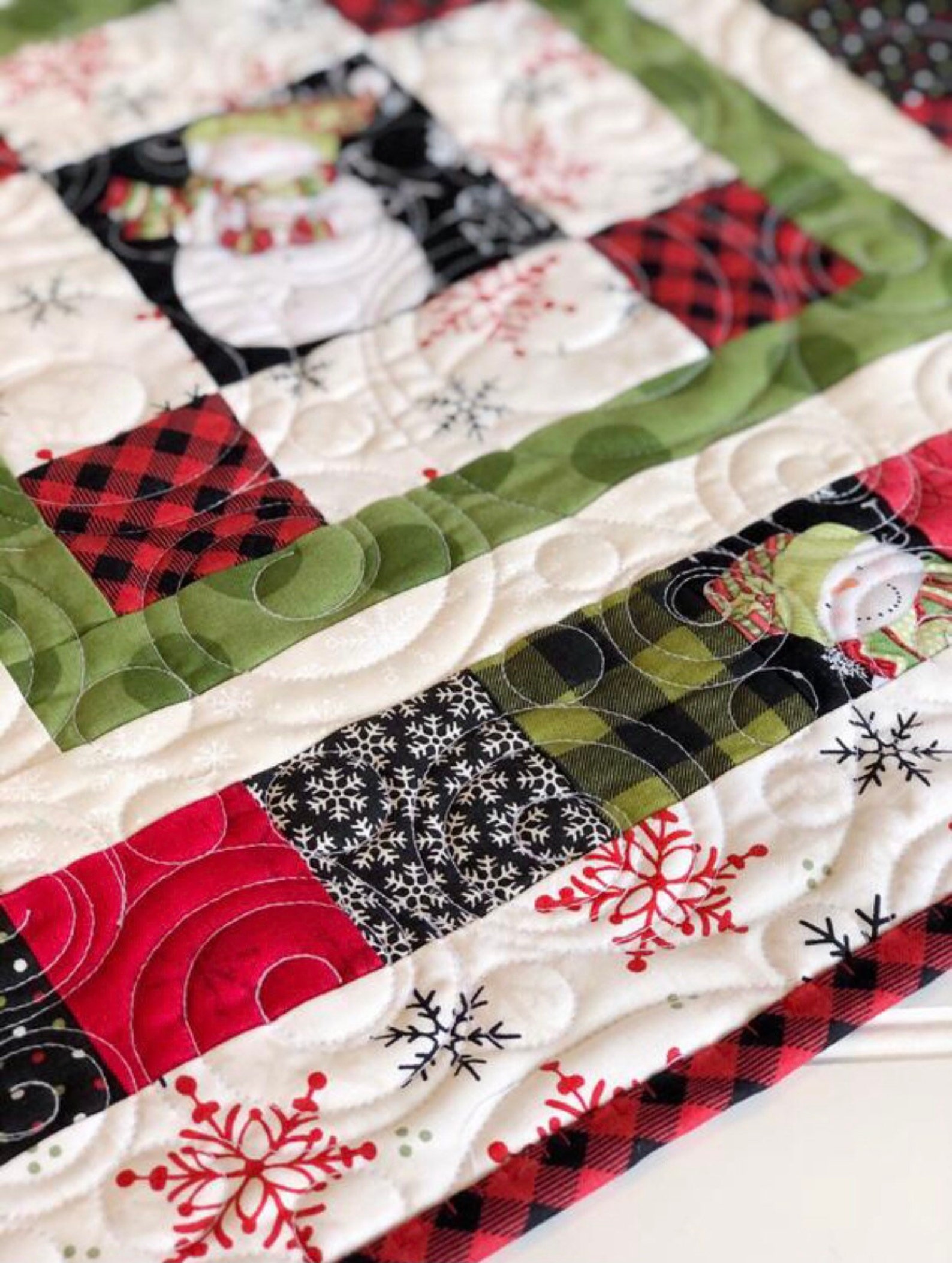 PDF Simply Merry Christmas Tabletopper Pattern, Patchwork Quilted ...