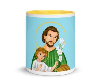 St. Joseph Mug with Color Inside