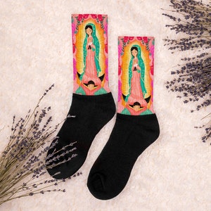 Our Lady of Guadalupe Socks