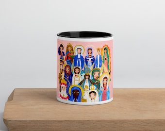Marian Devotion Mug with Color Inside
