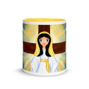 Our Lady of Akita Mug with Color Inside