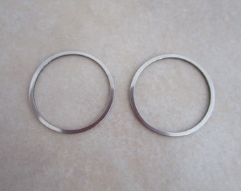 20mm circle links connectors stainless steel geometric