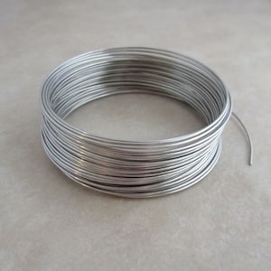 6 Gauge Sterling Silver Dead Soft Round Wire / 6 Gauge Wire 