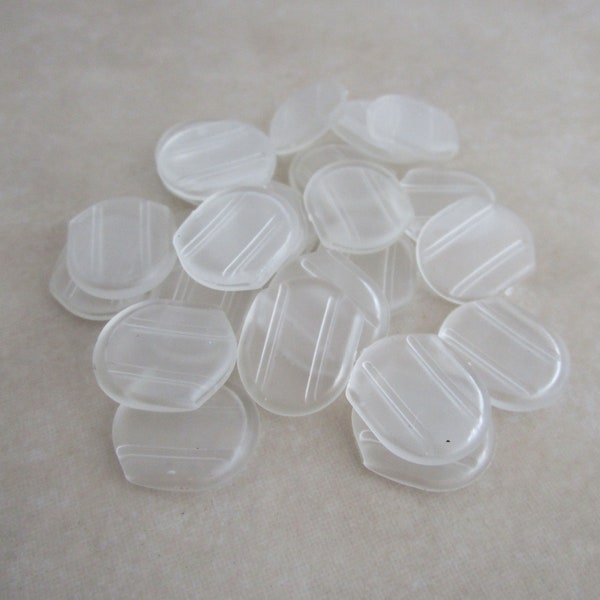 12 pairs clear comfort cushion pads for clip on earclips