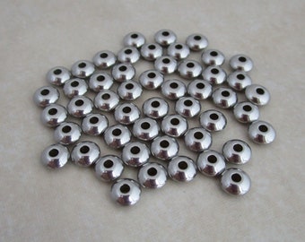 stainless steel saucer beads 5mm x 2.2mm