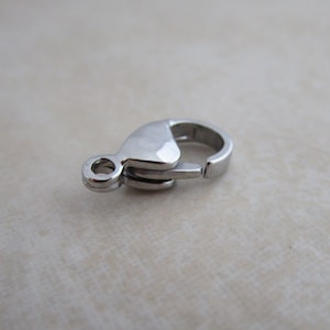 12mm surgical stainless steel lobster claw clasps image 8