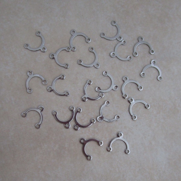 stainless steel small 9mm arch connectors hypoallergenic