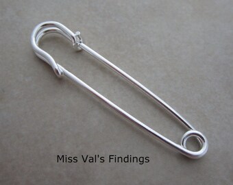24 silver kilt pins 2 inch