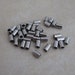 50 stainless steel crimp bead tubes 3mm x 2mm 